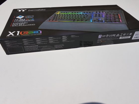 TThermaltake TT Premium X1 RGB Cherry MX Blue Keyboard