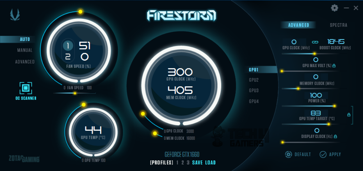 ZOTAC GeForce GTX 1660 Amp Edition — FireStorm