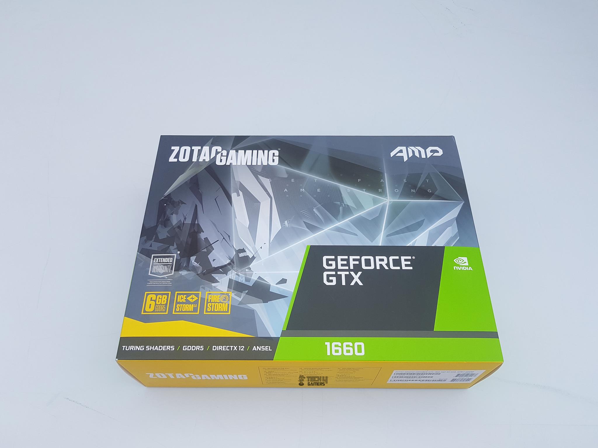 ZOTAC GeForce GTX 1660 Amp Edition — Packaging