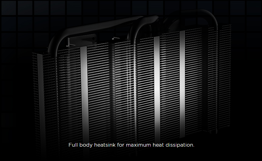 ZOTAC GeForce GTX 1660 Amp Edition — Heatsink