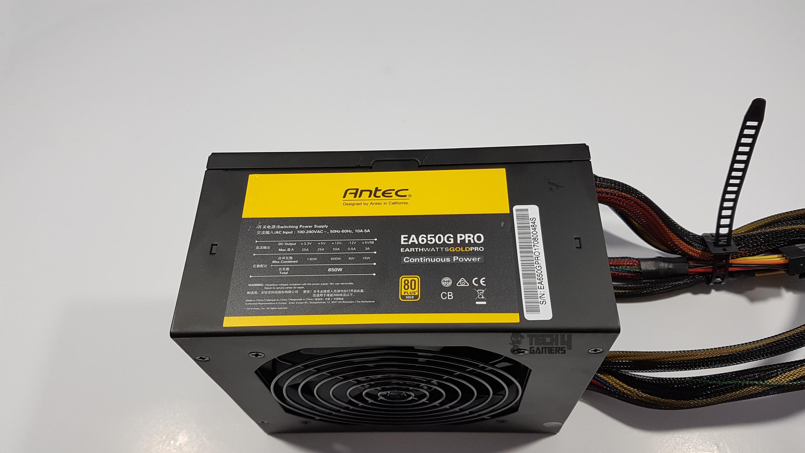 Antec Earthwatts 650w Closer Look Power onfo pasted 