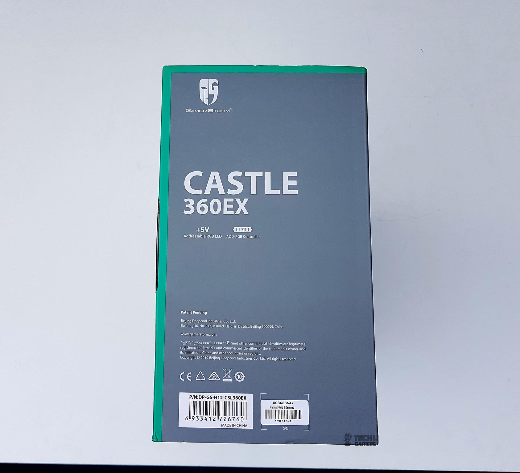 deepcool castle 360ex Unboxing