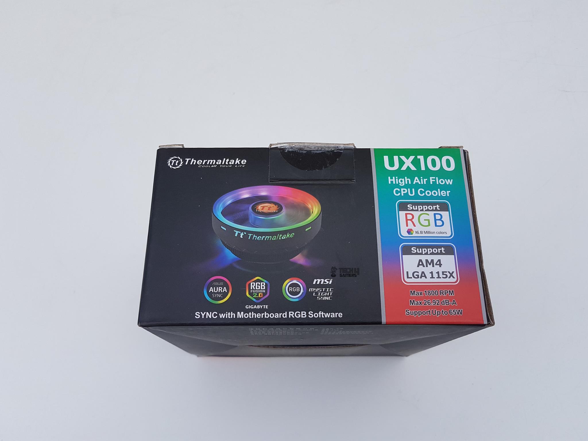 Thermaltake UX100 Packaging