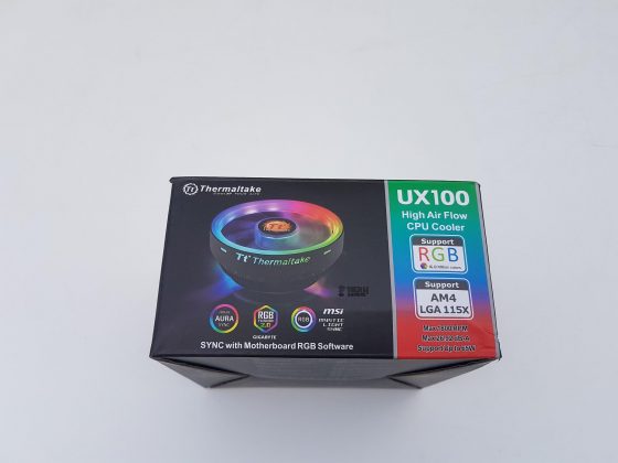 Thermaltake UX100 ARGB Lighting Low Profile CPU Cooler