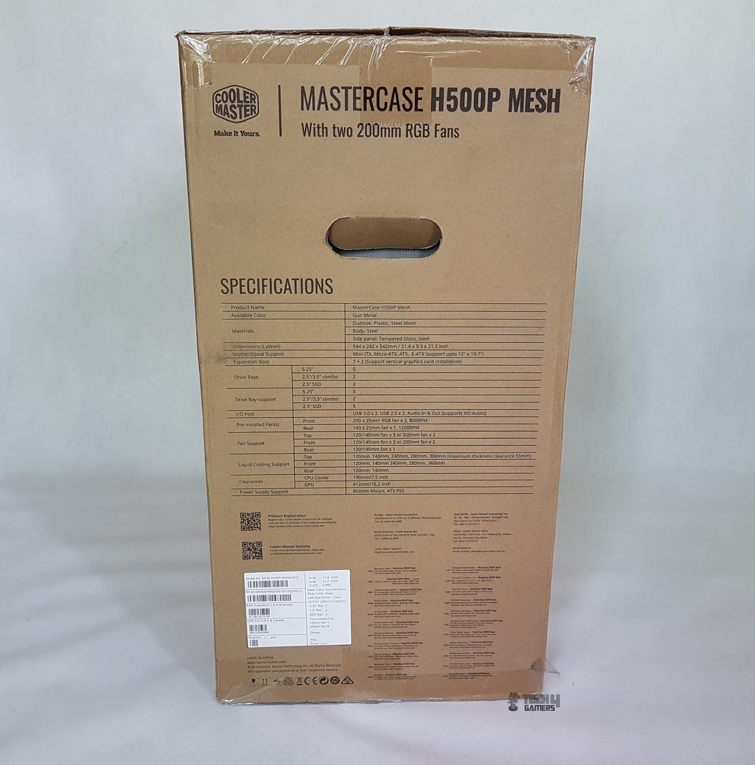 MasterCase H500P Packaging Box