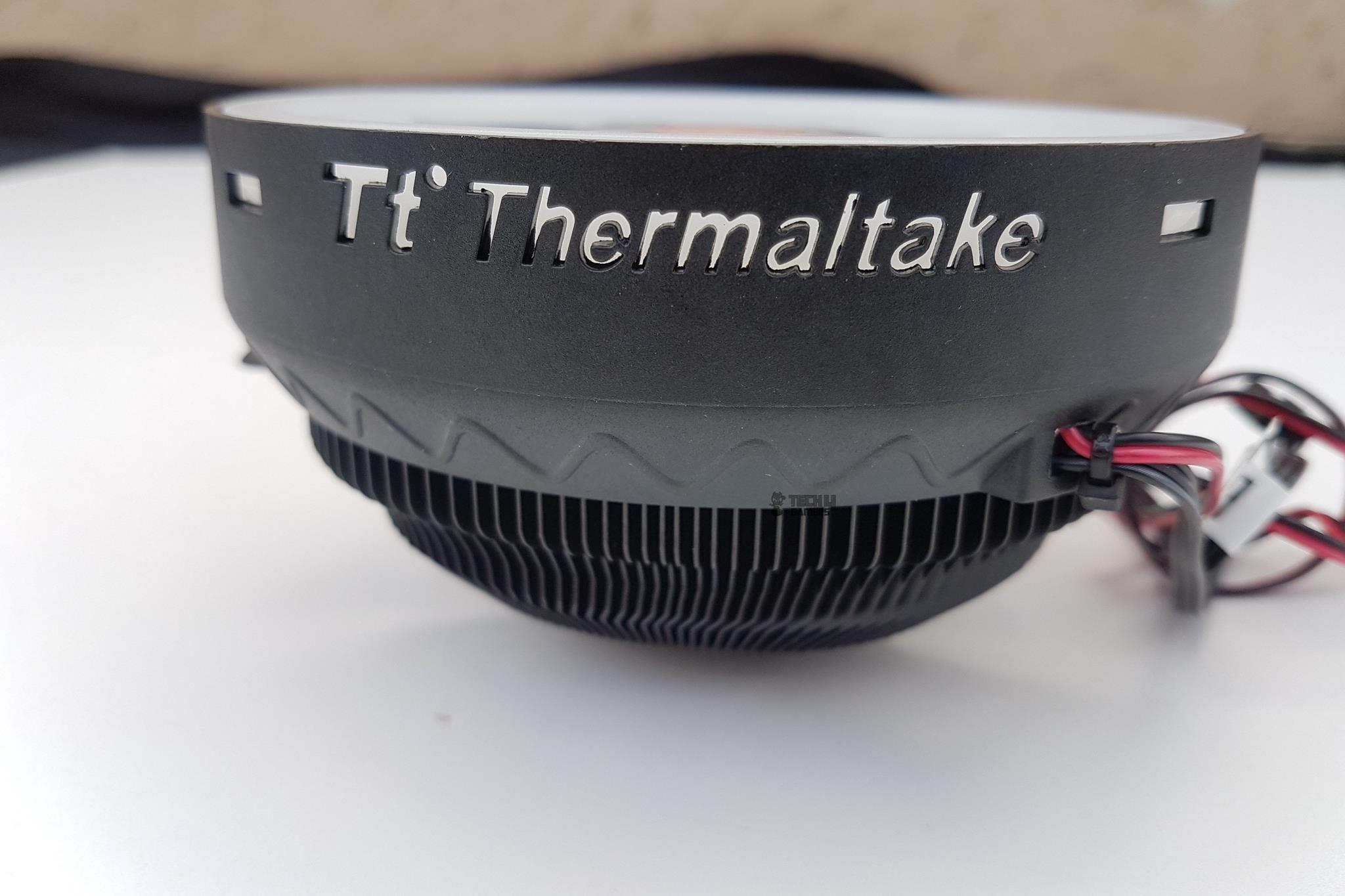 thermaltake cpu cooler side design
