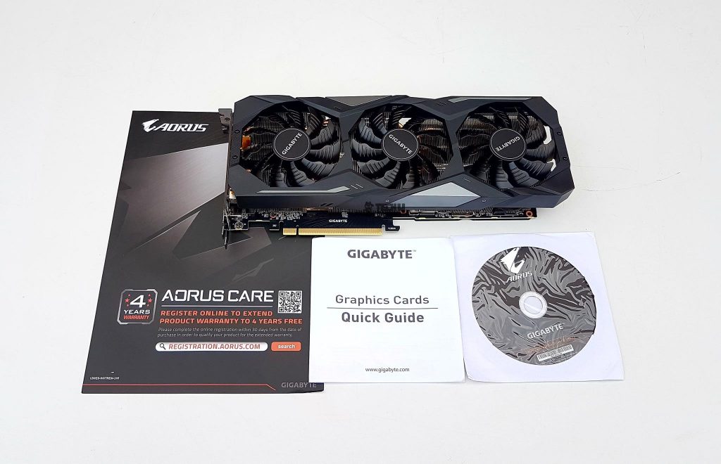 The GIGABYTE GeForce RTX 2070 Super Gaming OC 8G box contents (Image By Tech4Gamers)