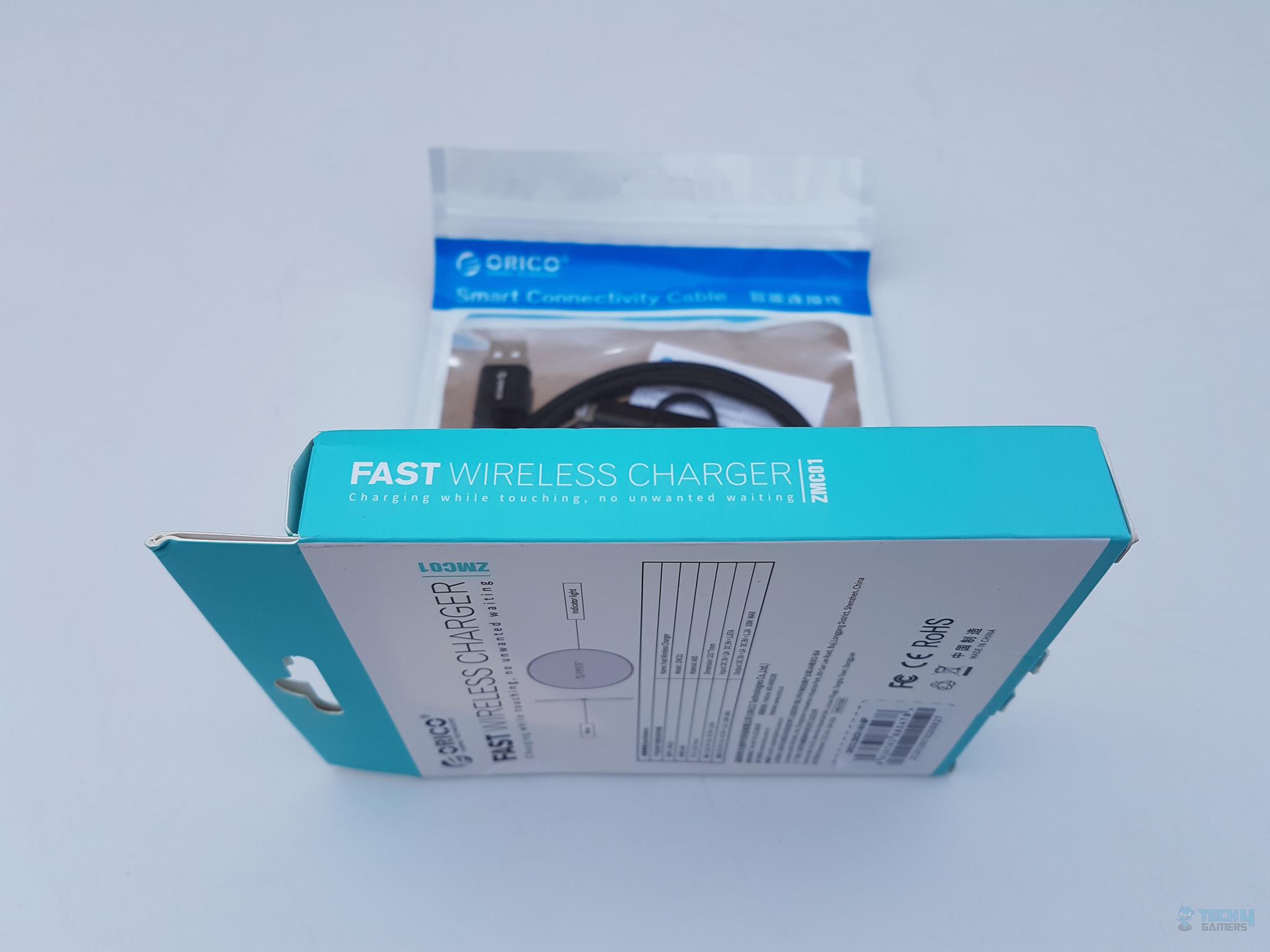 Fast Wireless Charger Right Side Packaging