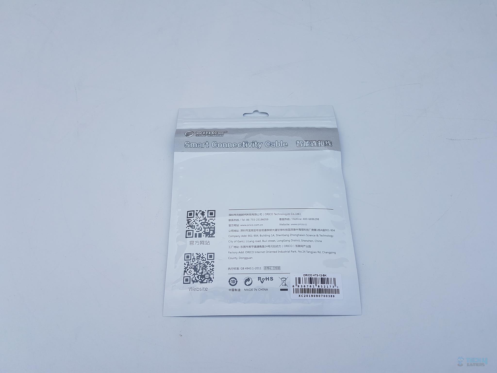 ORICO ZMC01 Back Side Packaging 