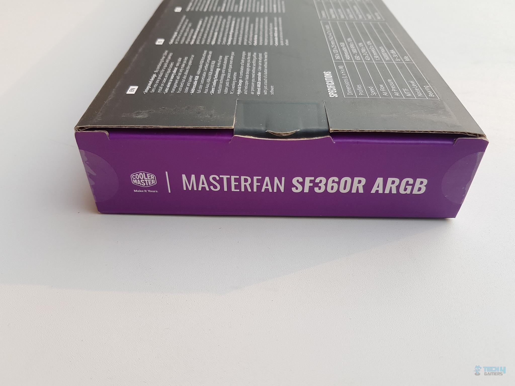 MasterFan SF240R Packaging language