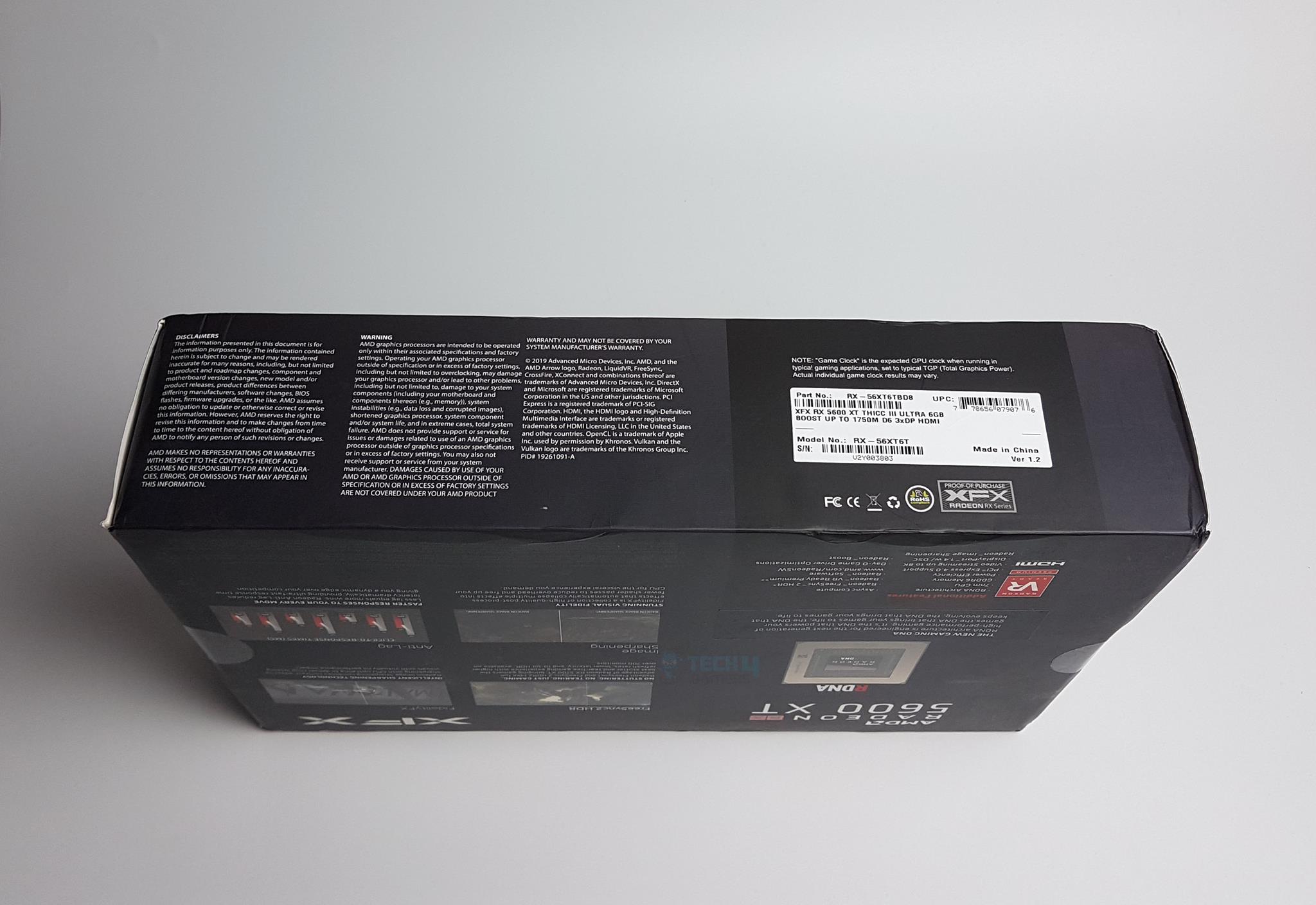 XFX AMD Radeon Packaging Box