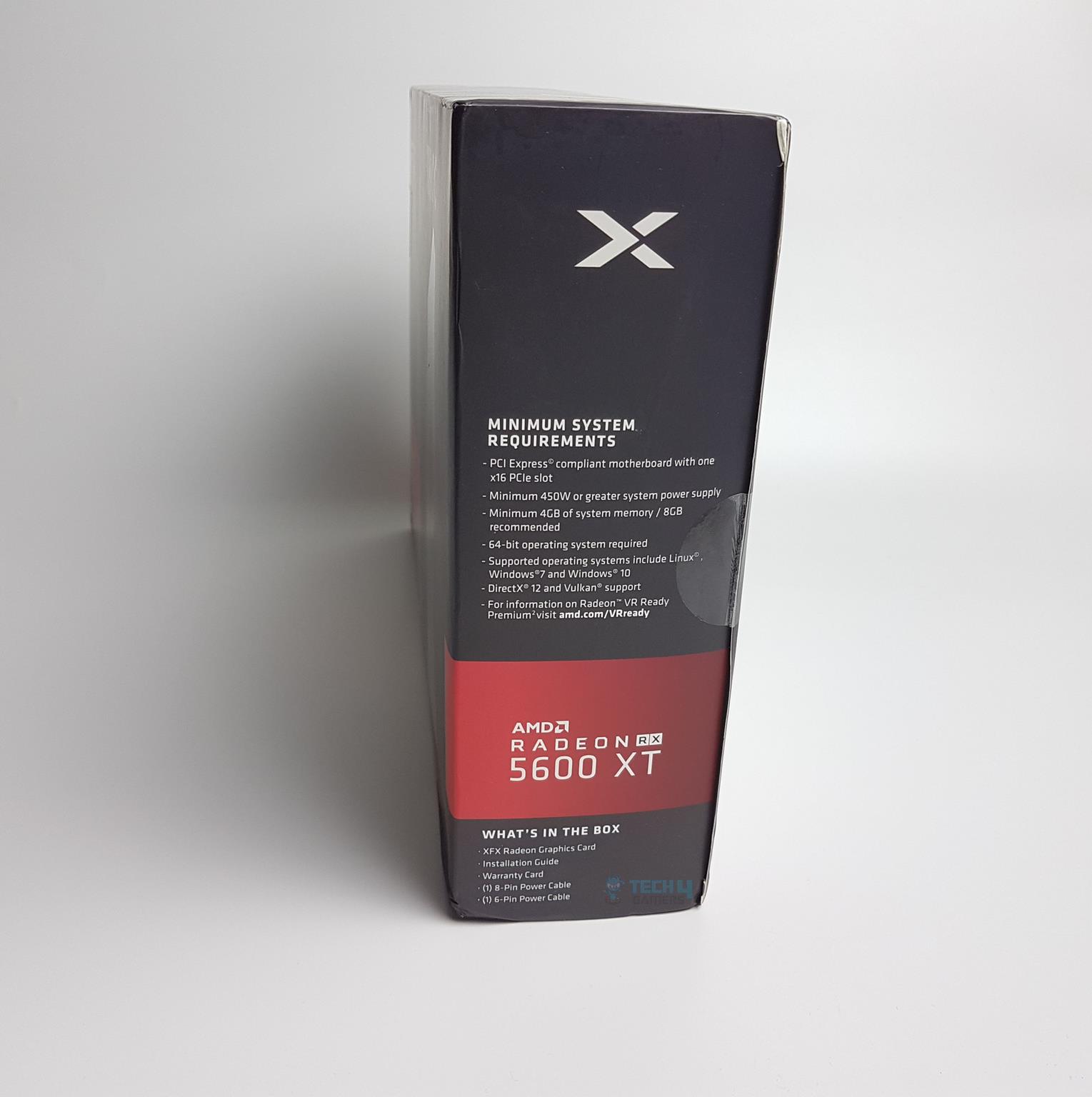 XFX AMD Radeon Packaging Side box