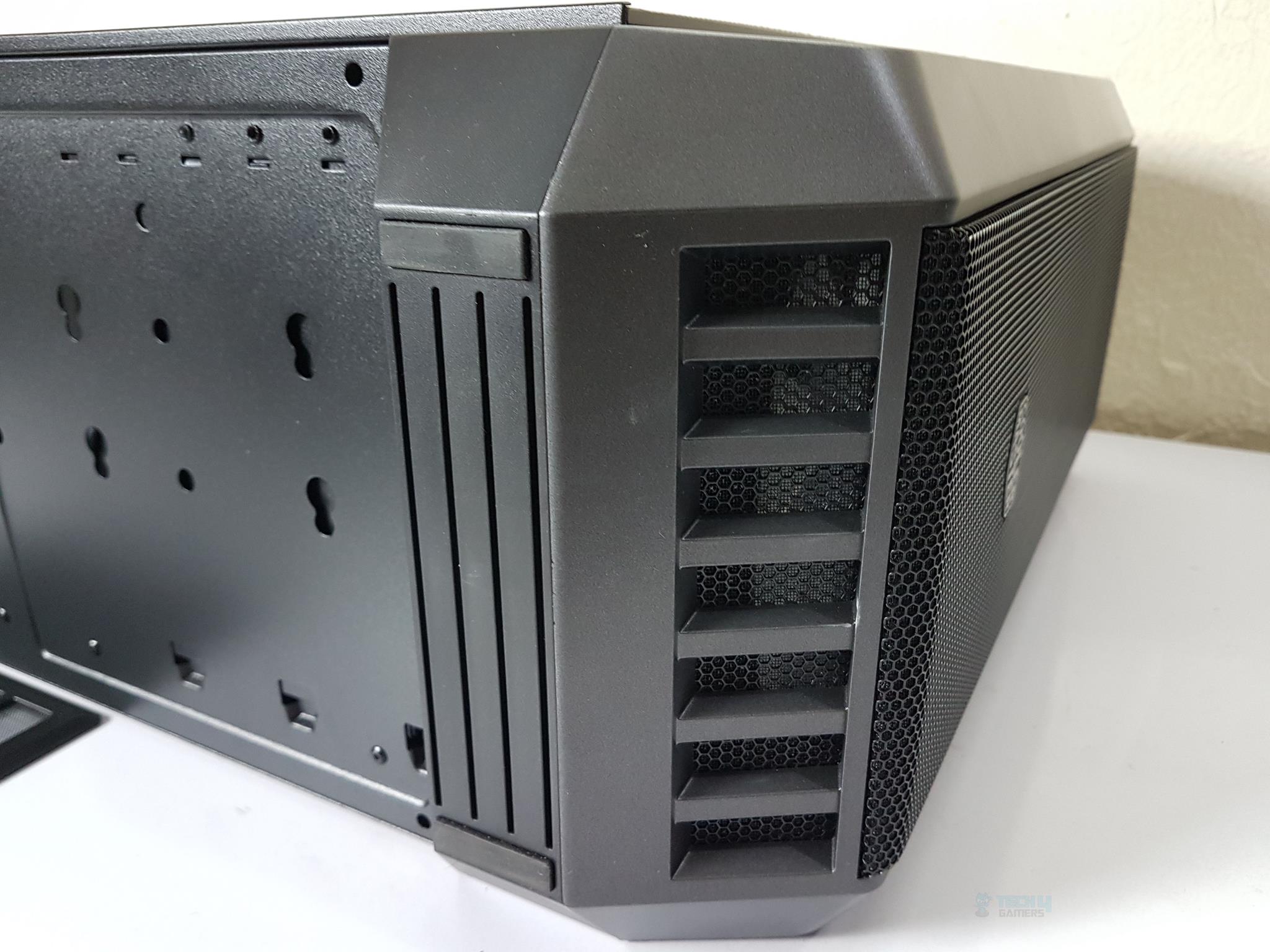 cooler master case h500 front area dust filtration