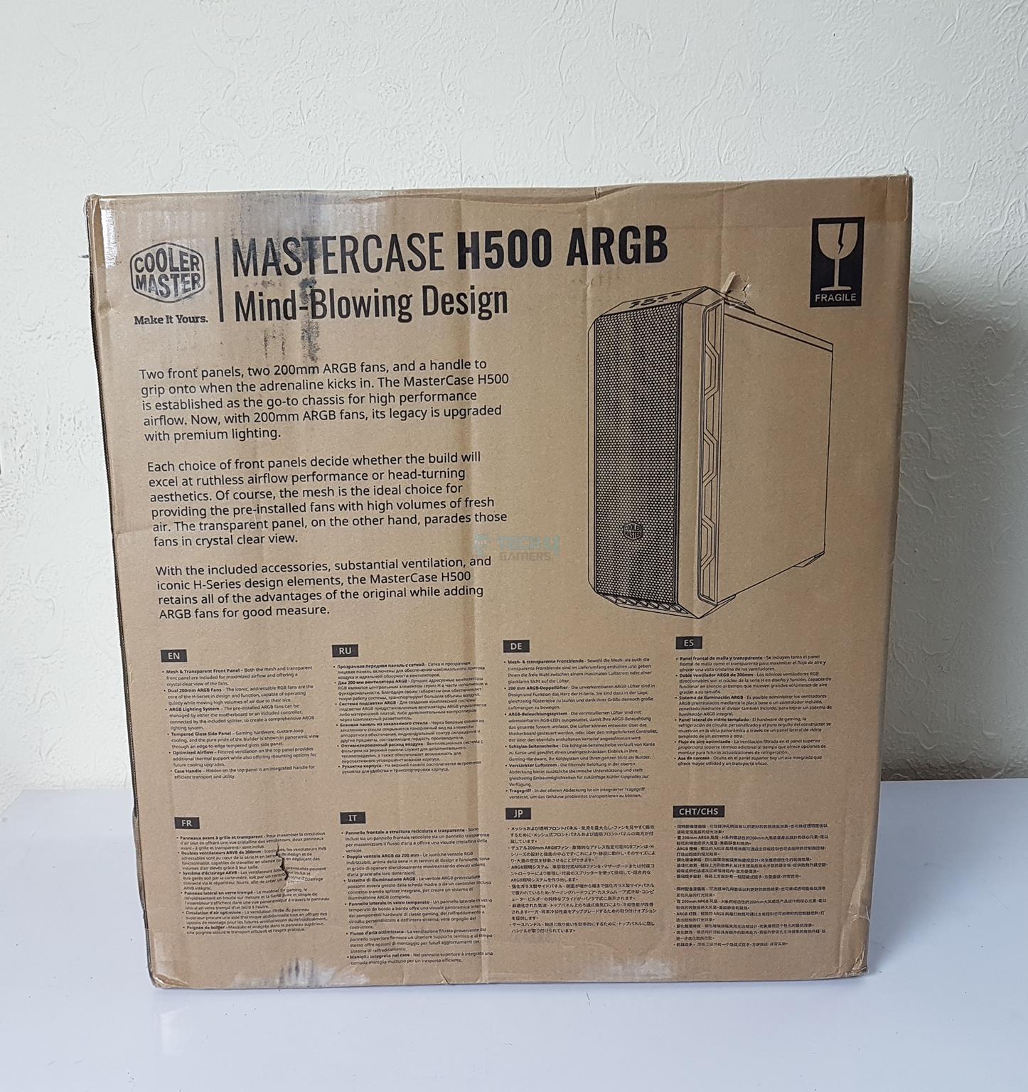 Cooler Master H500 Packaging