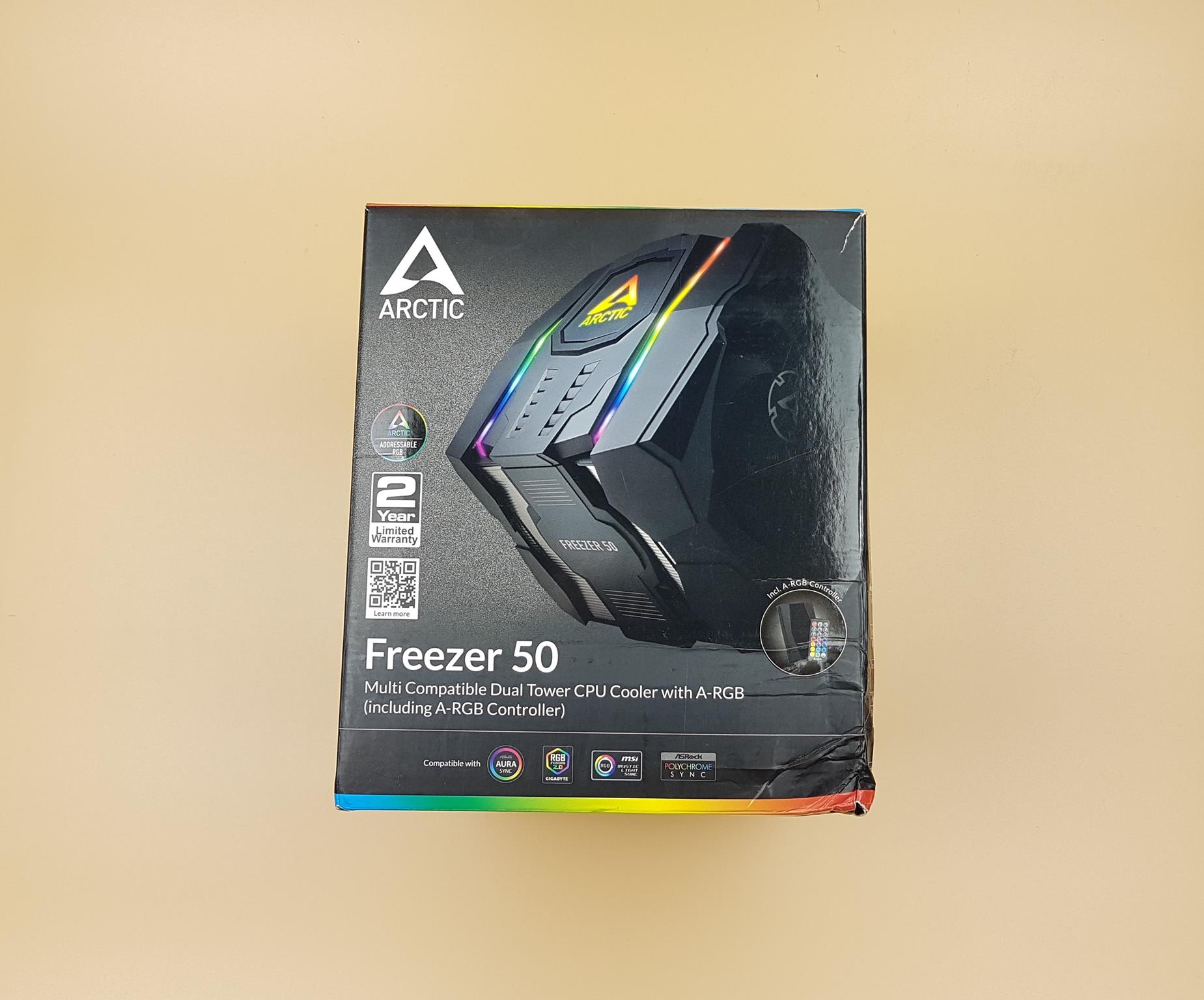 arctic freezer 50 Packing and Unboxing