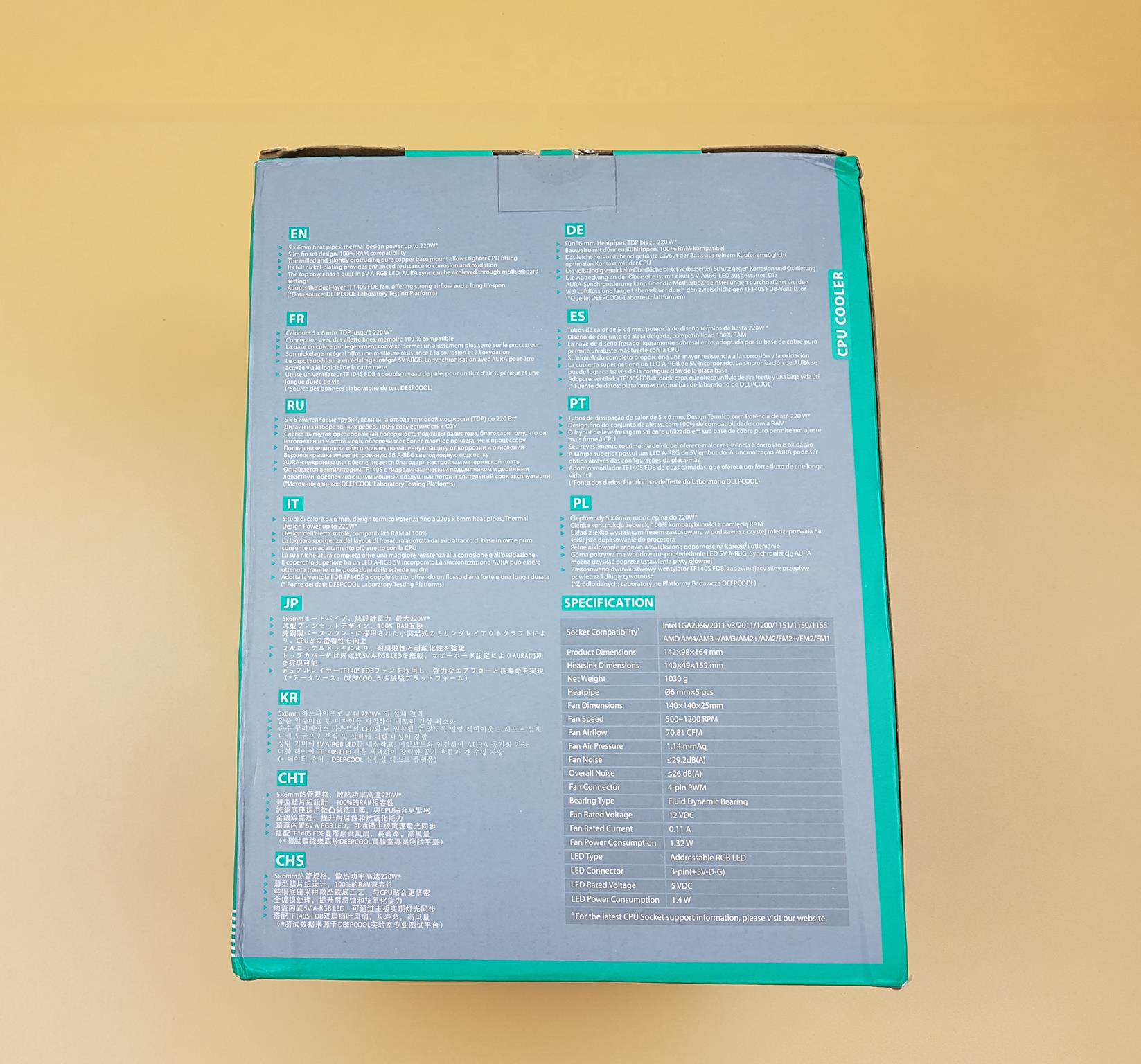 Deepcool AS500 Manual
