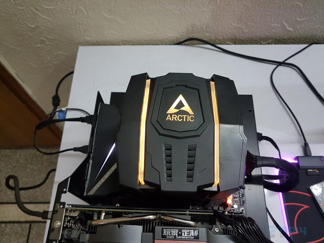 Arctic cooling freezer orange A-RGB Lighting