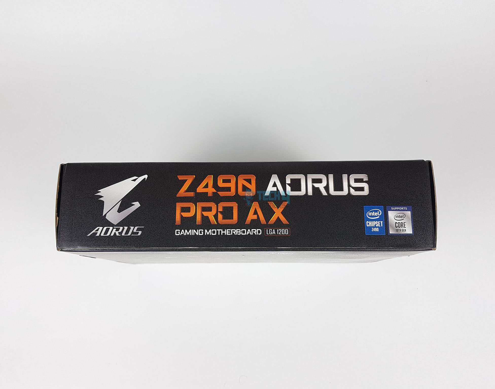 Z490 AORUS PRO AX Packaging motherboard