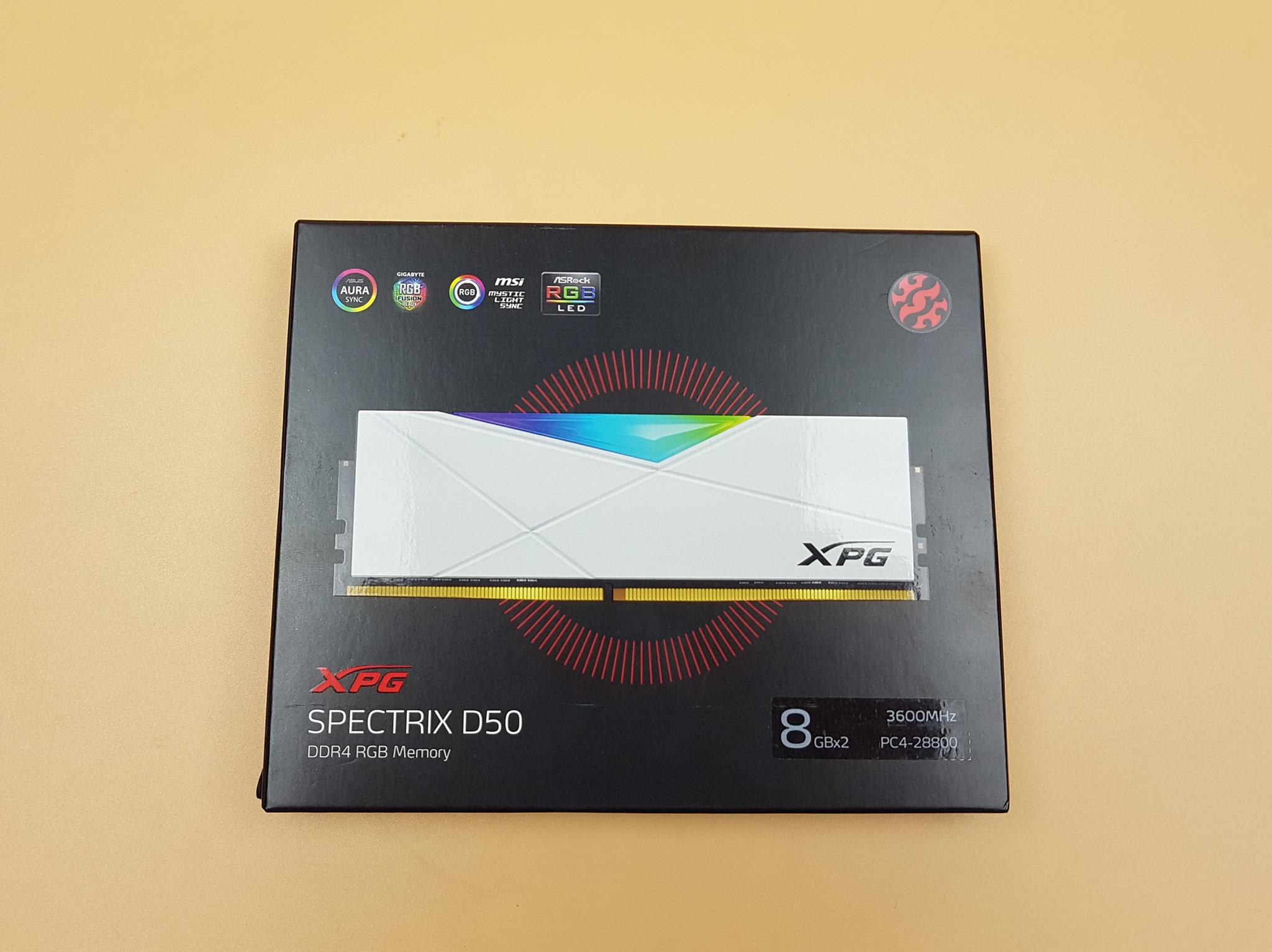 XPG Spectrix D50 Packaging