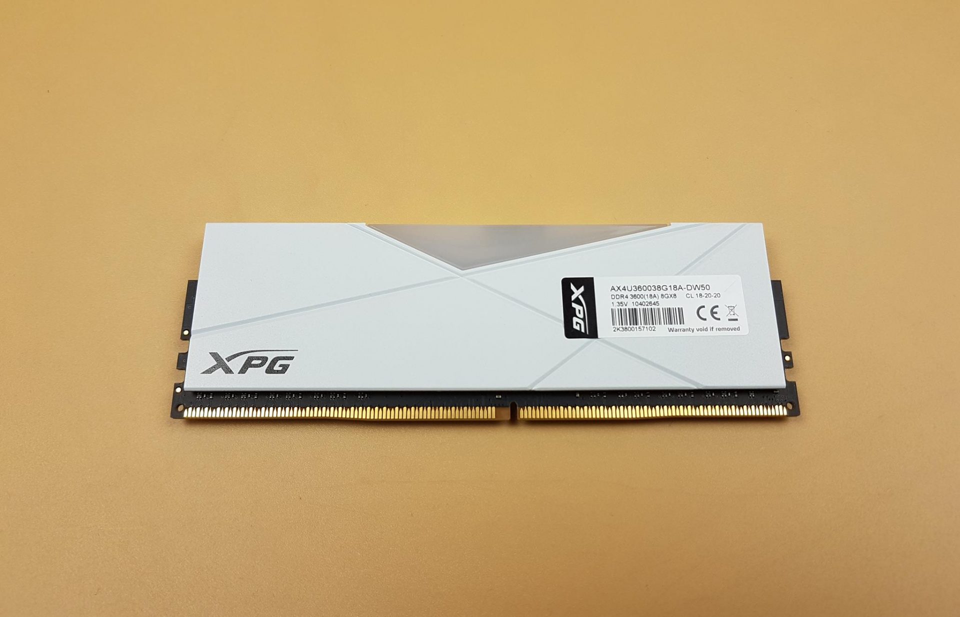 XPG Spectrix D50 2x8GB 3600 White DDR4 kit Review - Tech4Gamers