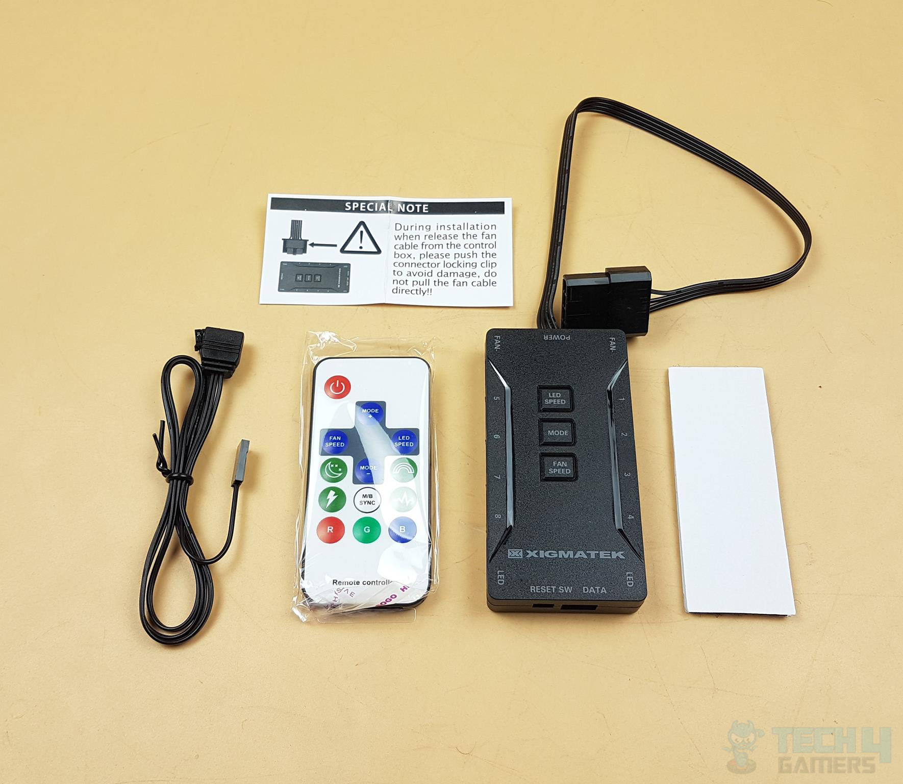 XIGMATEK 360 remote with cables 