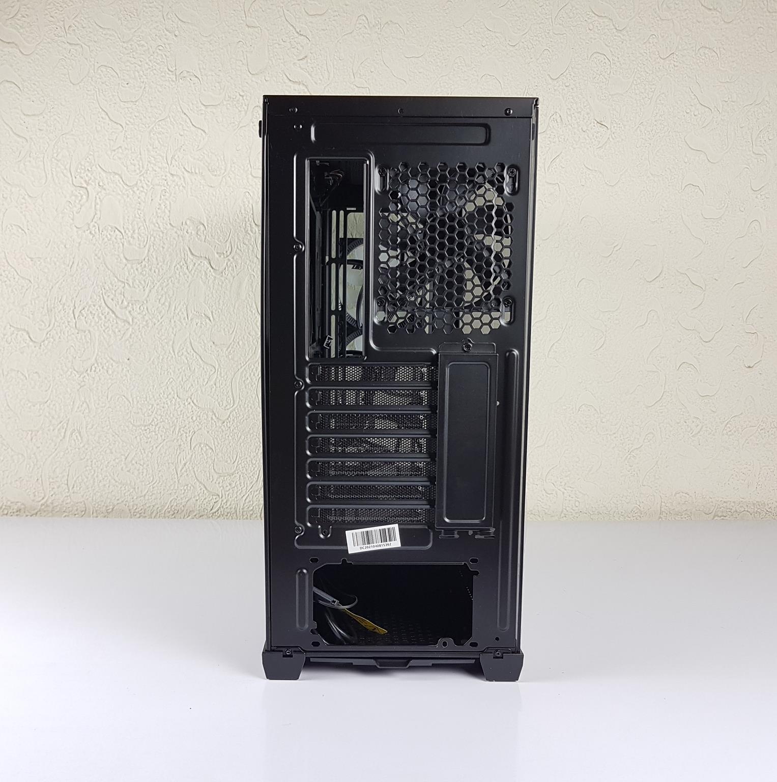 DeepCool MATREXX 70 ADD-RGB 3F — The rear view of the chassis