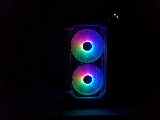 thermaltake view RGB Lighting fan