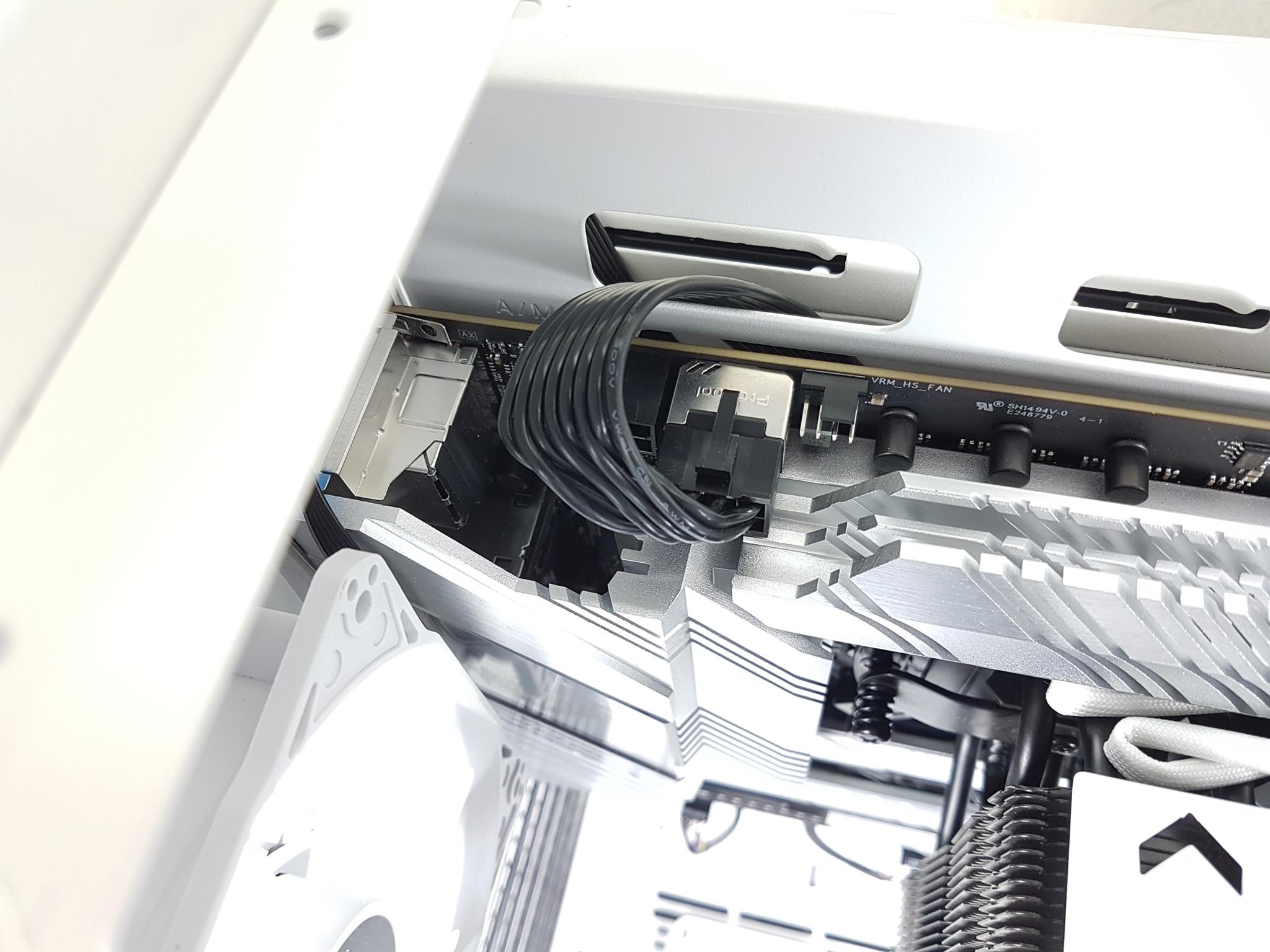 thermaltake view Test Build and Experience 24 pin ATX cable