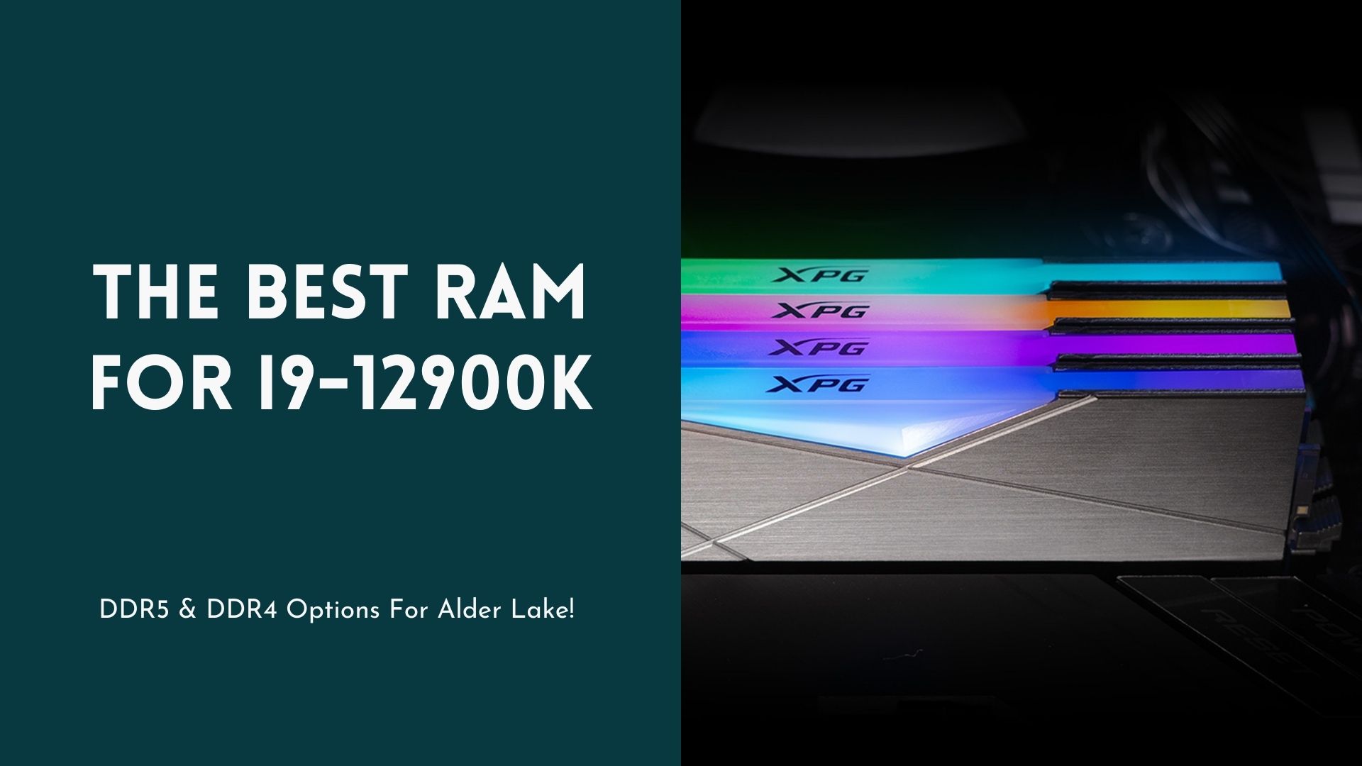 RAM For DDR5 DDR4 Options - Tech4Gamers