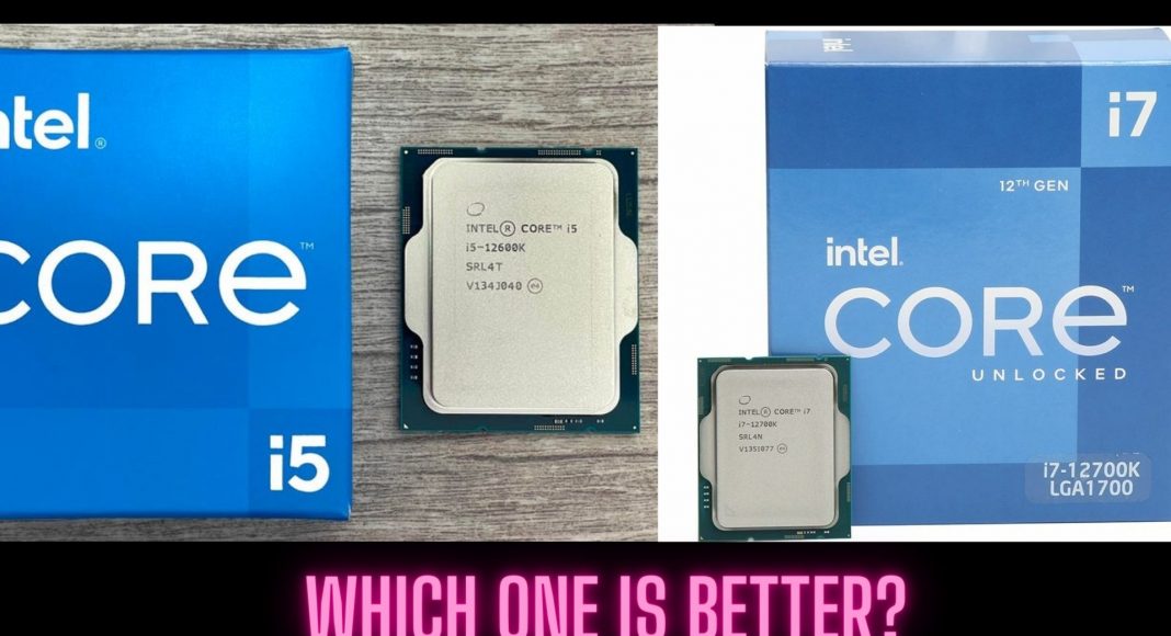 i5 12600k vs i7 12700k