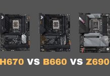 B660 vs Z690 vs H670