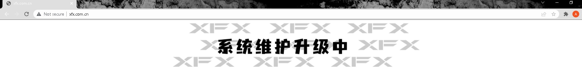 XFX Chinese Website Down