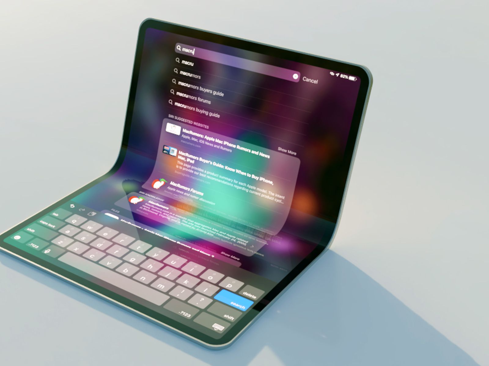 Apple foldable MacBooks and iPads