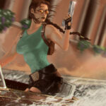 Tomb Raider 1996 Artwork