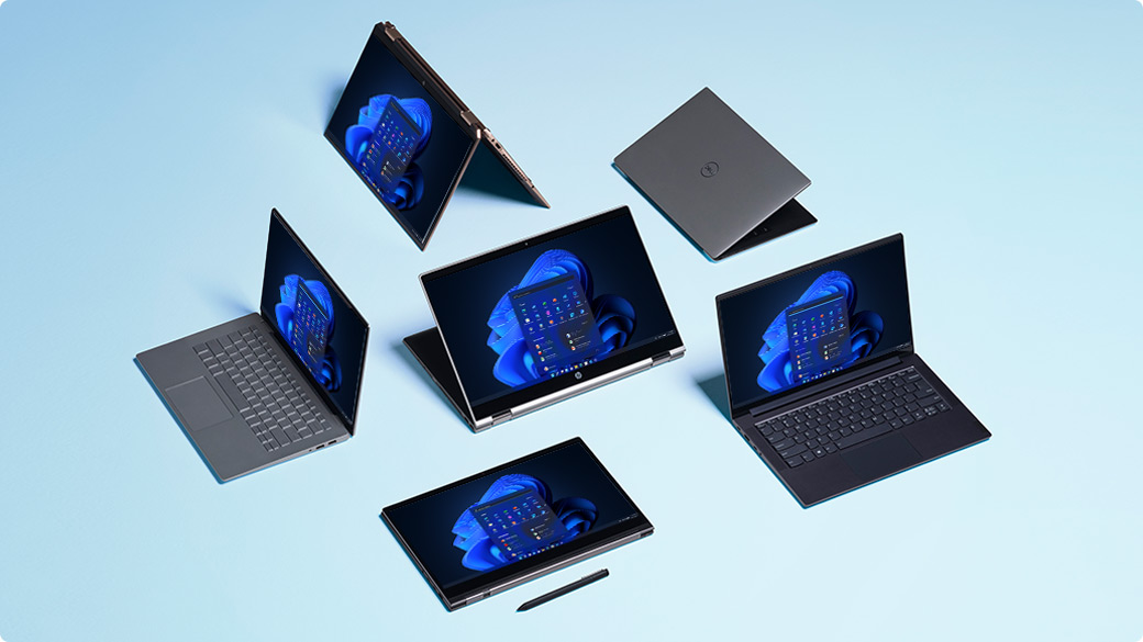 Microsoft laptop devices for Windows 10 and 11