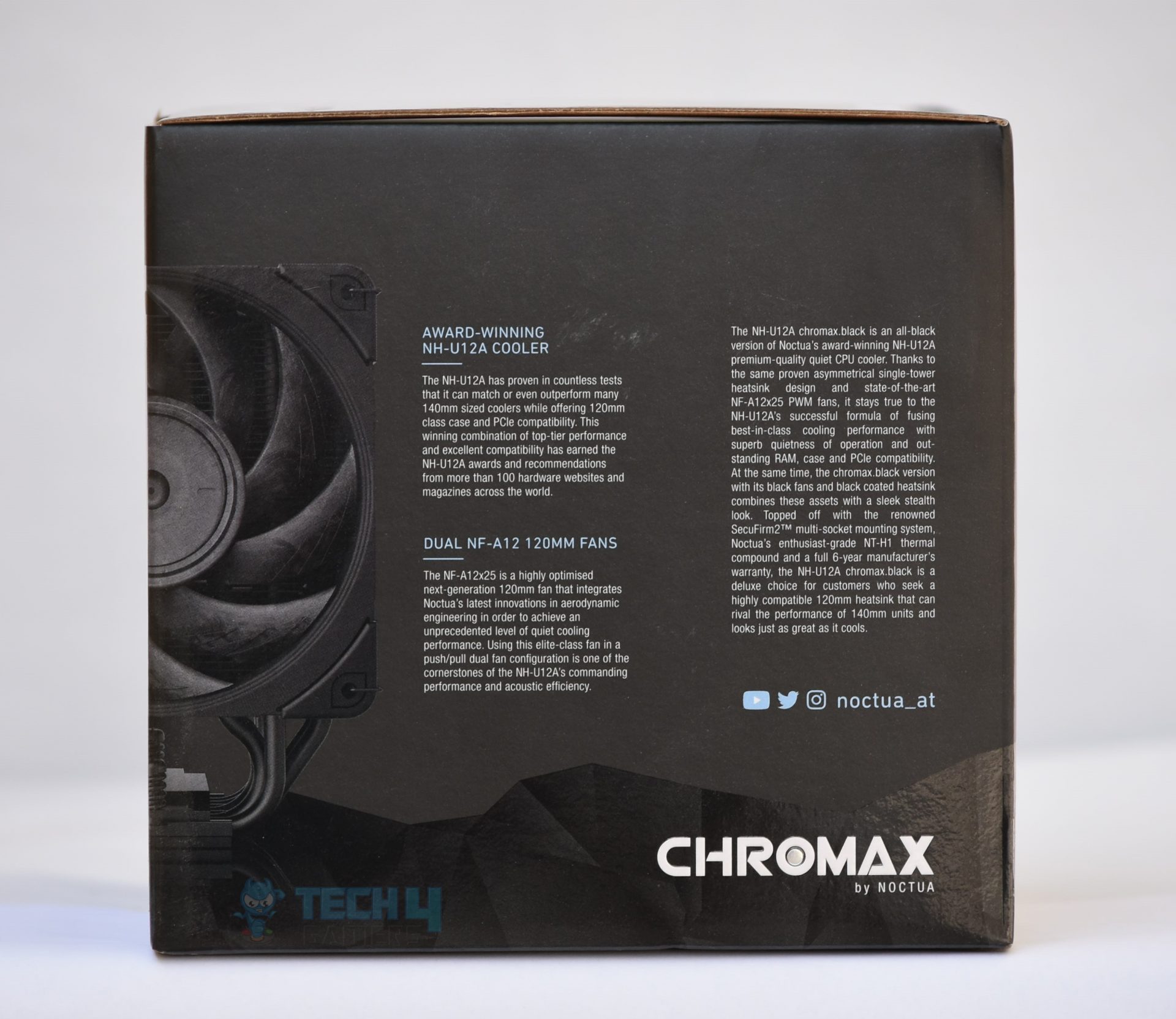 Noctua NH-U12A chromax.black Review - Tech4Gamers