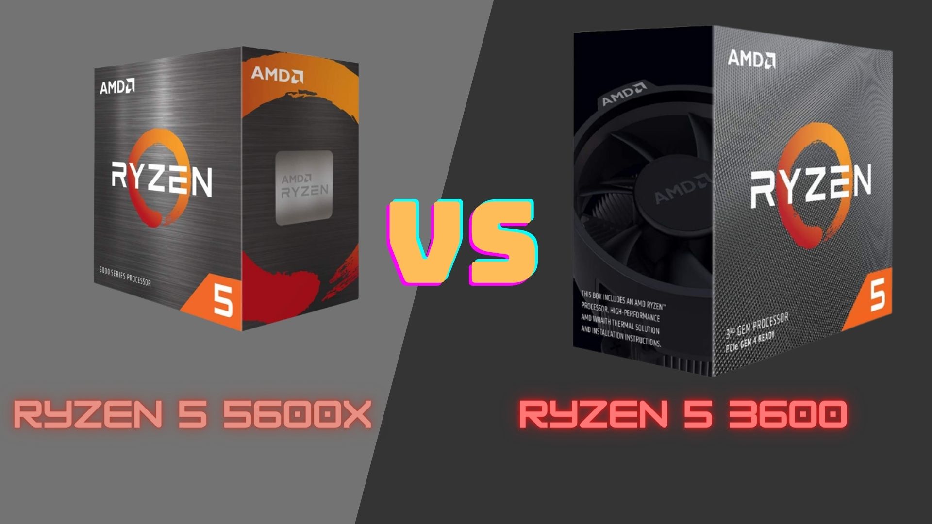 Ryzen 5 3600 Vs Ryzen 5 5600x Full Comparison 2023 Tech4Gamers