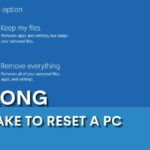 HOW LONG DOES IT TAKE TO RESET A PC