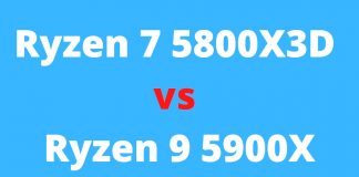 Ryzen 7 5800X3D vs Ryzen 9 5900X