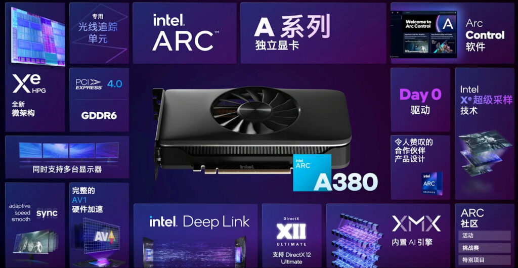 Intel Arc A380 GPU Desktop