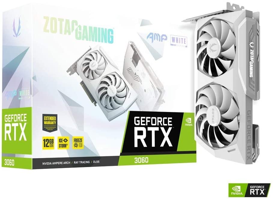 a white RTX 3060 for a white PC build.