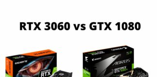 RTX 3060 vs GTX 1080