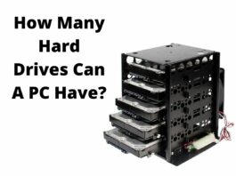How Many Hard Drives Can A PC Have
