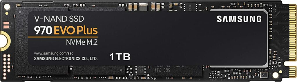 Ein Samsung 970 EVO NVMe M.2 SSD – Foto / Amazon.