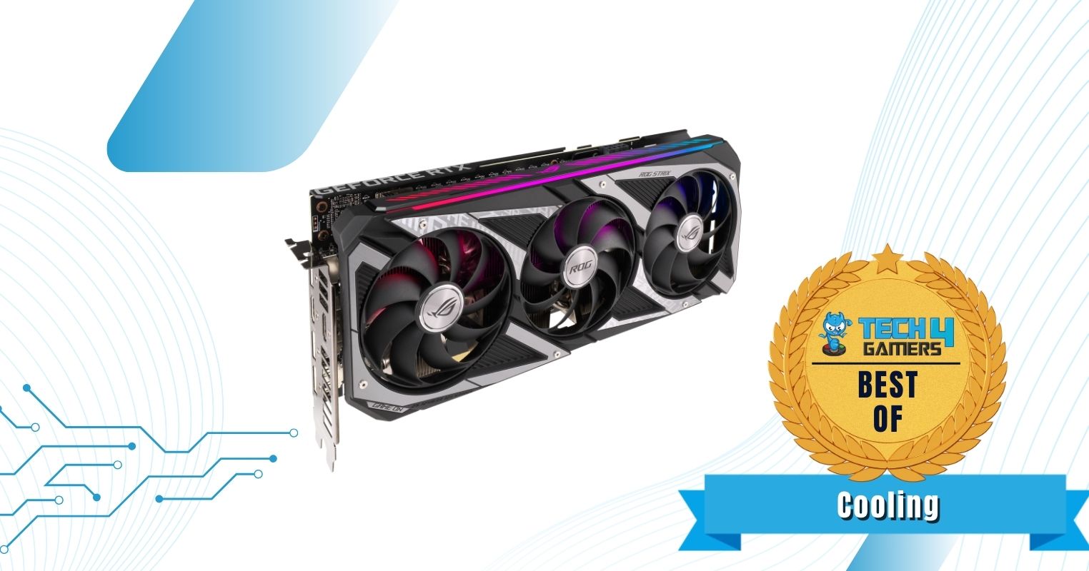 Best Cooling RTX 3050 Graphics Card - ASUS ROG Strix Nvidia GeForce RTX 3050 OC