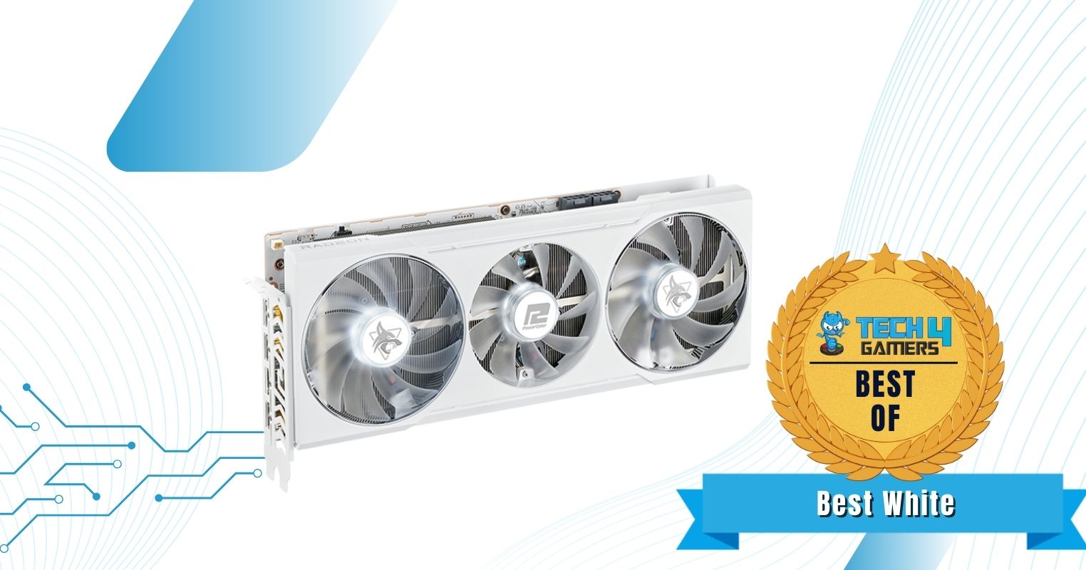 PowerColor Hellhound Spectral White AMD Radeon RX 6700 XT Gaming - Best RX 6700 XT for White Build