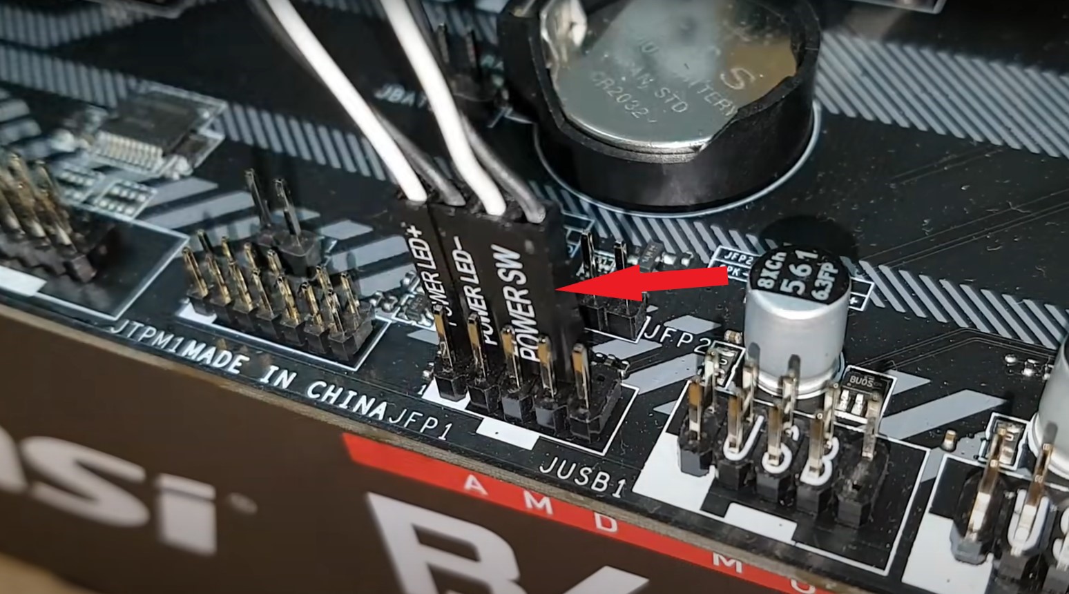 How To Connect The Power Button To Motherboard