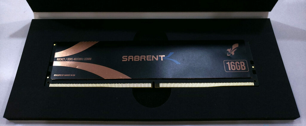 Sabrent Rocket DDR5 16GB U-DIMM 4800MHz