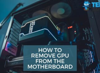 How To Remove GPU From The Motherboard