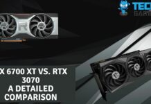 RX 6700 XT Vs. RTX 3070